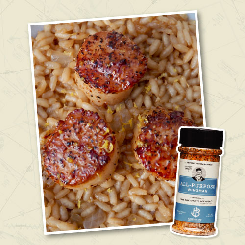 005: Creamy Parmesan Risotto with Scallops