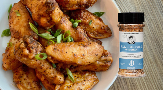 Hangar Bay Spice Co. | Crispy Chicken Wing Food Recipe using Wingman All-Purpose Seasoning