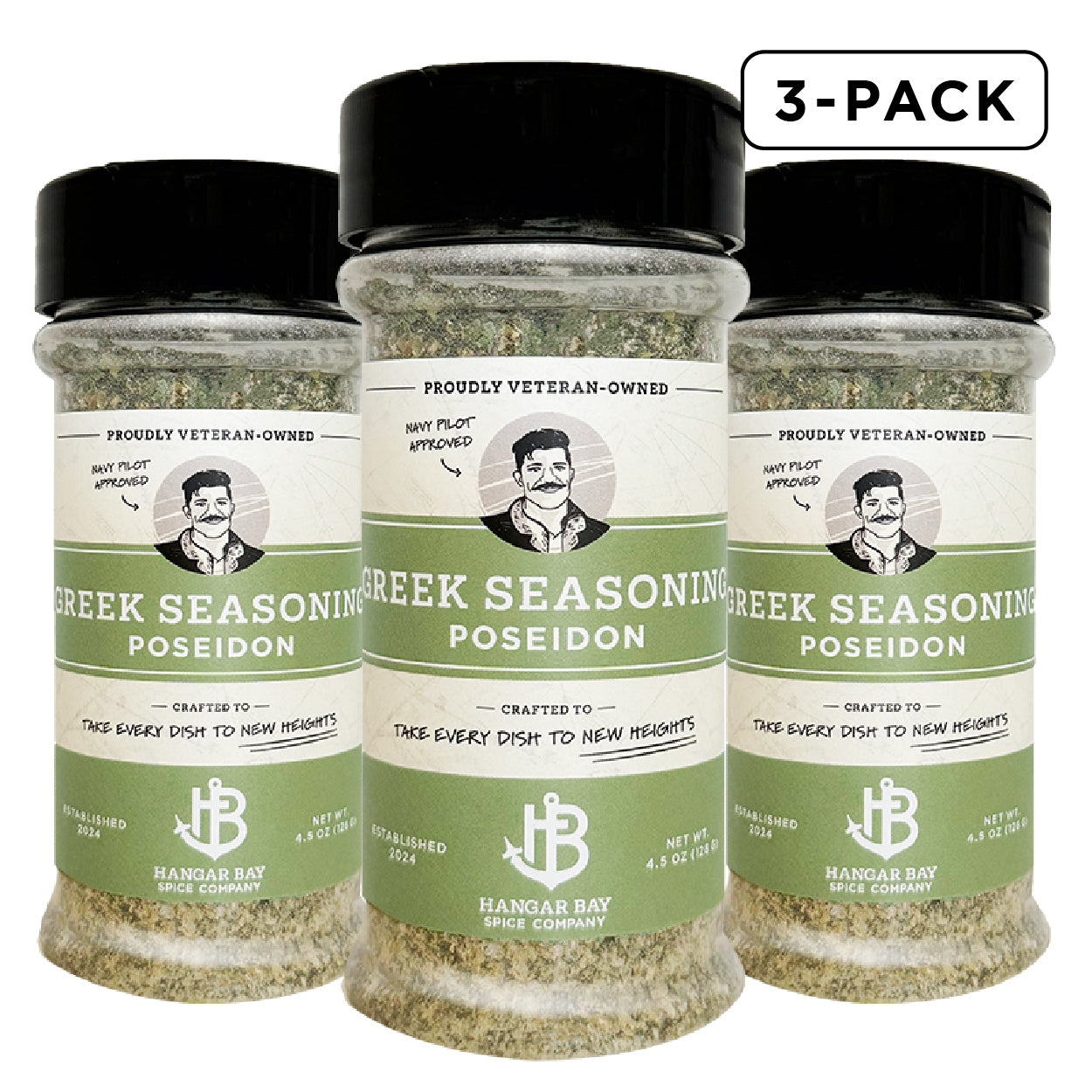 Poseidon Greek Seasoning 3-Pack